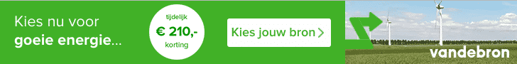 €150,00 Korting bij Vandebron