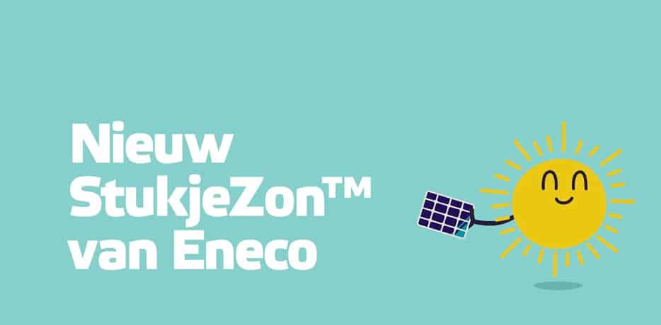 Eneco StukjeZon, ontvang 5 jaar lang korting op uw energierekening!