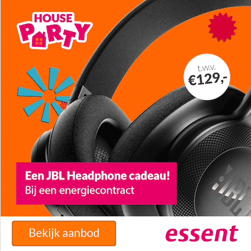 Gratis JBL draadloze hoofdtelefoon bij Essent