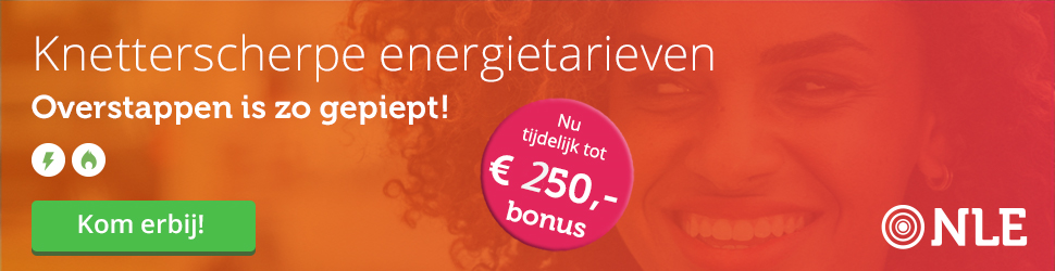 Welkomstbonus van €250 bij NLE 