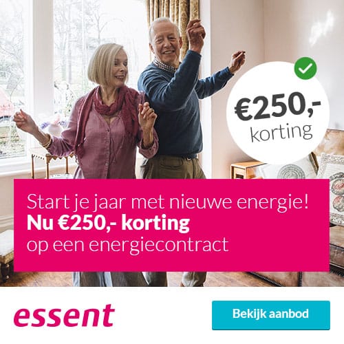 Overstappen naar Essent met €250 Korting