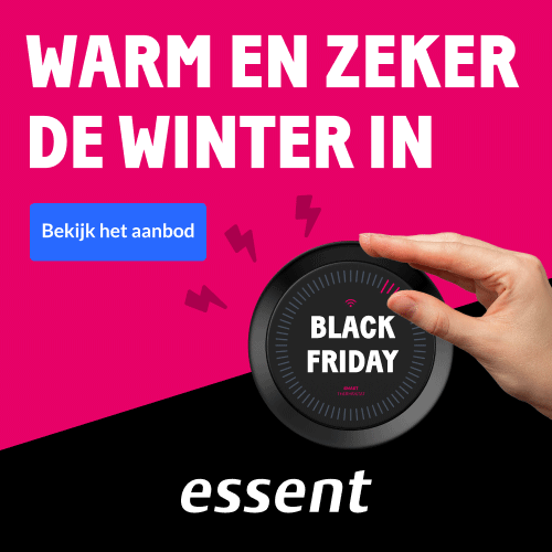 Tot €300 korting bij Essent tijdens Black Friday