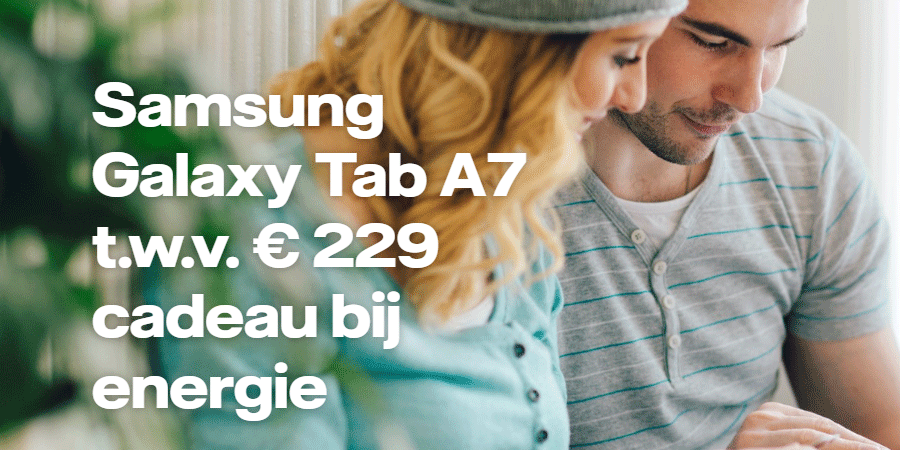 Gratis Galaxy Tab A7 cadeau bij Vattenfall Gratis Galaxy Tab A7 cadeau bij Vattenfall