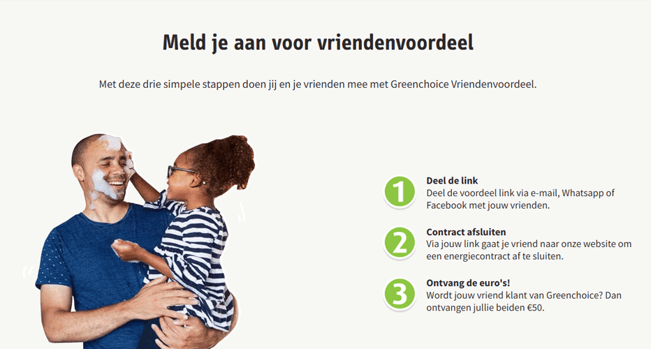 Hoe werkt Greenchoice vriendenvoordeel? Hoe werkt Greenchoice vriendenvoordeel?