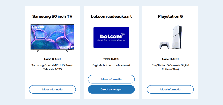 Vattenfall Black Friday Energiedeal: gratis €425 bol.com cadeaubon en meer