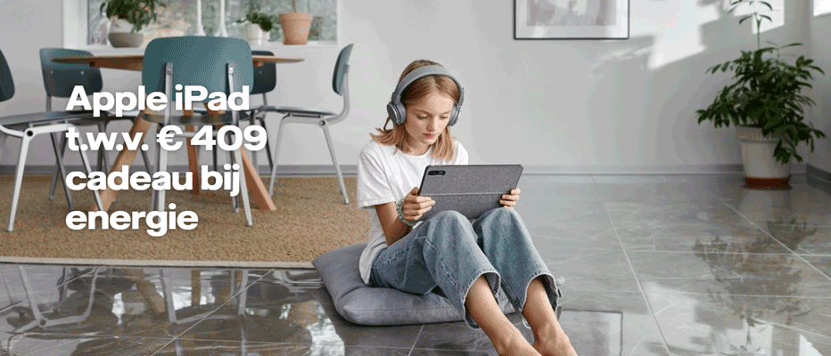 Gratis Apple iPad cadeau bij Vattenfall - t.w.v. €409 Gratis Apple iPad cadeau bij Vattenfall - t.w.v. €409