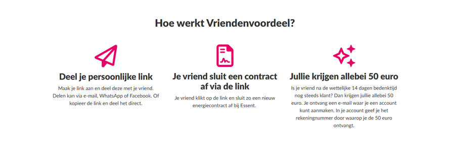 Essent vriendenvoordeel - verdien nog meer korting met Essent!
